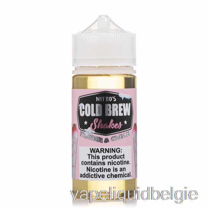 Vape België Aardbeien En Room - Nitros Cold Brew - 100ml 0mg